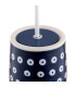Boll Handmade Slim Pendant Ceiling Light Deep Cobalt Blue White Dots G9 IP44-6