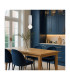 Boll Handmade Slim Pendant Ceiling Light Cream Deep Cobalt Blue Dots G9 IP44-2