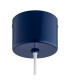 Boll Handmade Dome Pendant Ceiling Light Deep Cobalt Blue White Dots G9 IP44-6