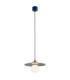 Boll Handmade Pendant Ceiling Light Deep Cobalt Blue White Dots G9 IP44-1
