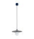 Boll Handmade Pendant Ceiling Light Deep Cobalt Blue White Dots G9 IP44-4