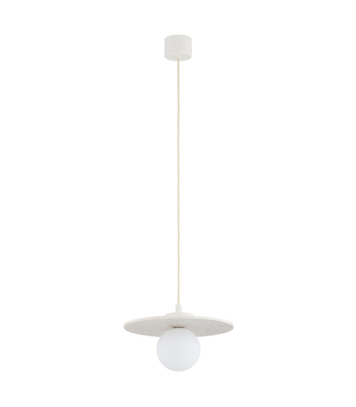 Boll Handmade Pendant Ceiling Light Cream Deep Cobalt Blue Dots G9 IP44-4