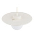 Boll Handmade Pendant Ceiling Light Cream Deep Cobalt Blue Dots G9 IP44-5