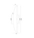 Bolton Integrated LED Wall Lamp Black  2170lm 3000K-8