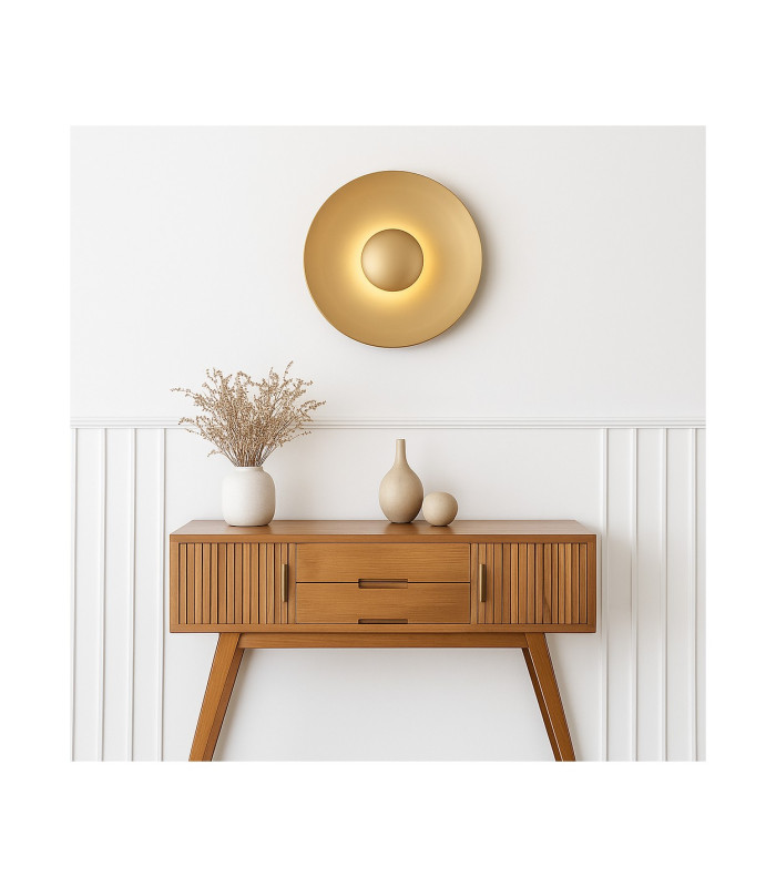 Bolton Integrated LED Wall Lamp Gold  2170lm 3000K-8