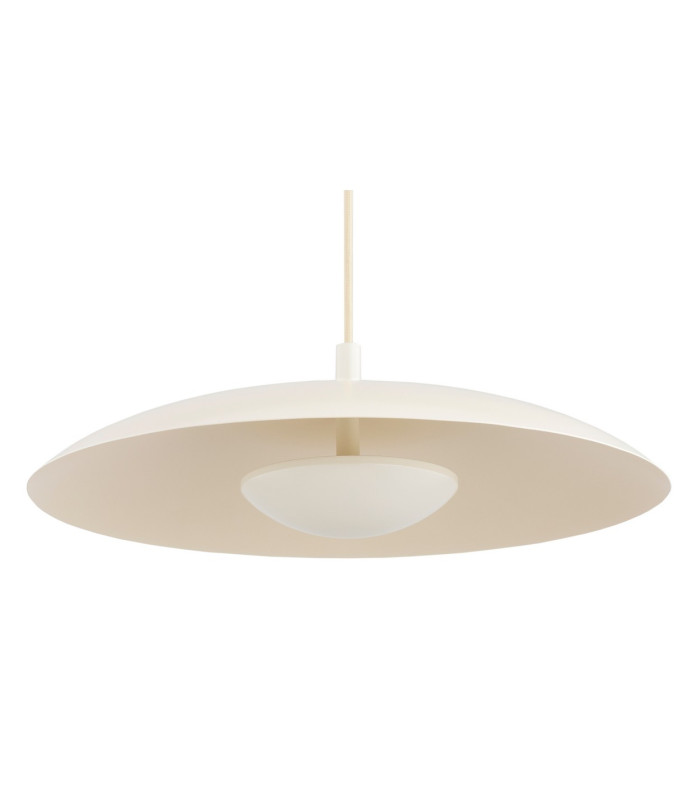 Bolton LED Dome Pendant Ceiling Light Cream White 2170lm 3000K-3
