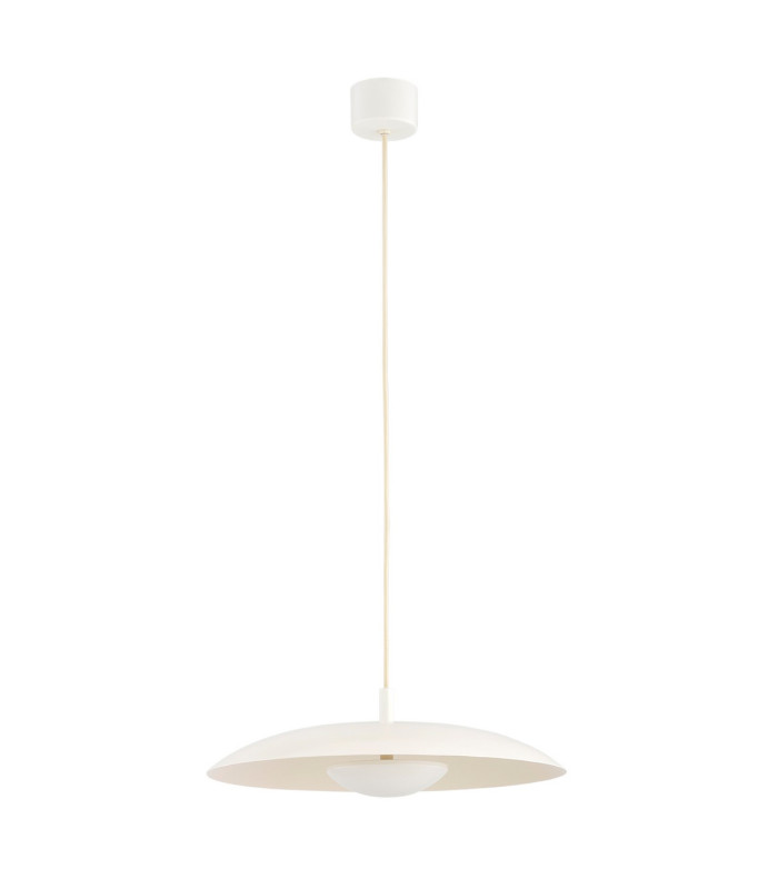 Bolton LED Dome Pendant Ceiling Light Cream White 2170lm 3000K-4