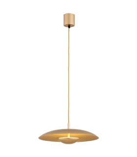 Bolton LED Dome Pendant Ceiling Light Gold 2170lm 3000K-1