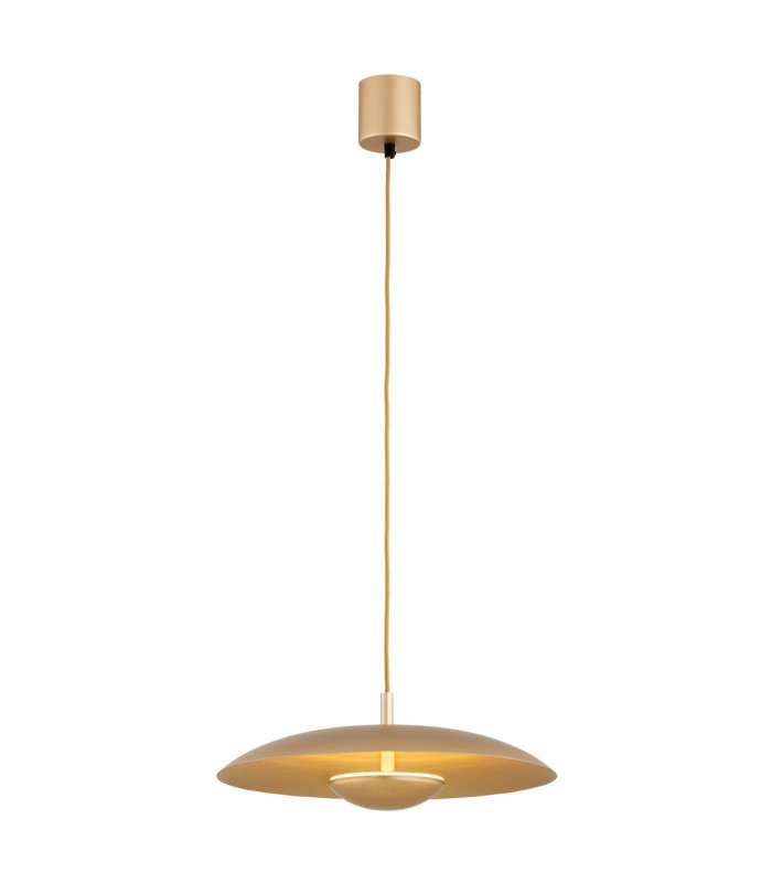 Bolton LED Dome Pendant Ceiling Light Gold 2170lm 3000K-1