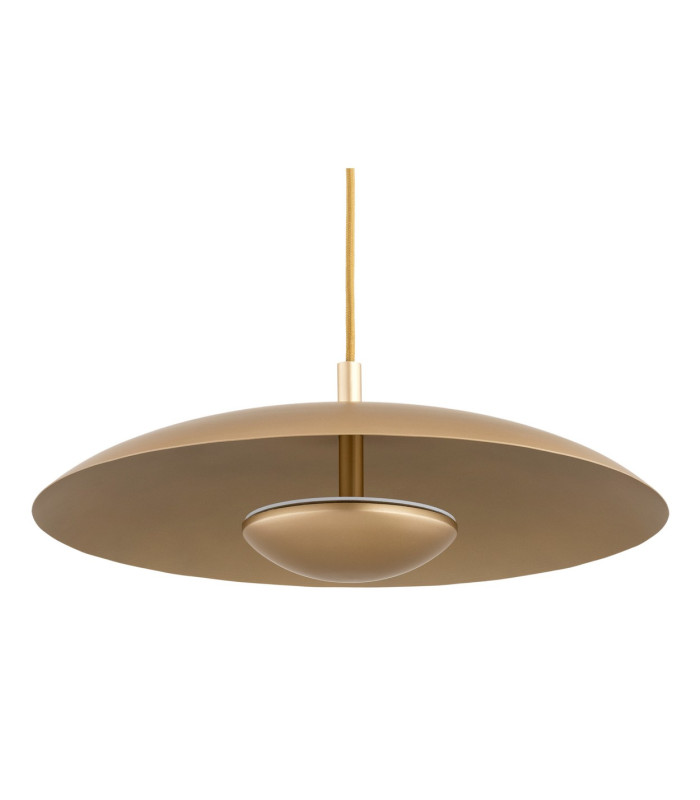 Bolton LED Dome Pendant Ceiling Light Gold 2170lm 3000K-3