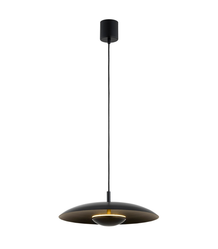 Bolton LED Dome Pendant Ceiling Light Black 2170lm 3000K-1