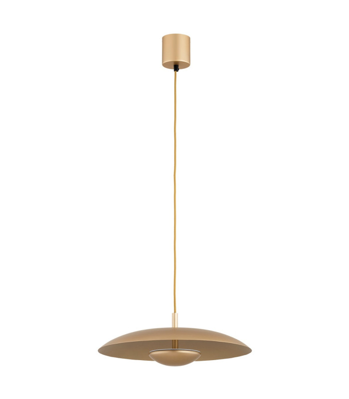 Bolton LED Dome Pendant Ceiling Light Gold 2170lm 3000K-4