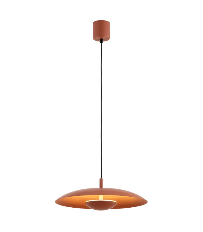 Bolton LED Dome Pendant Ceiling Light Terracotta 2170lm 3000K-1