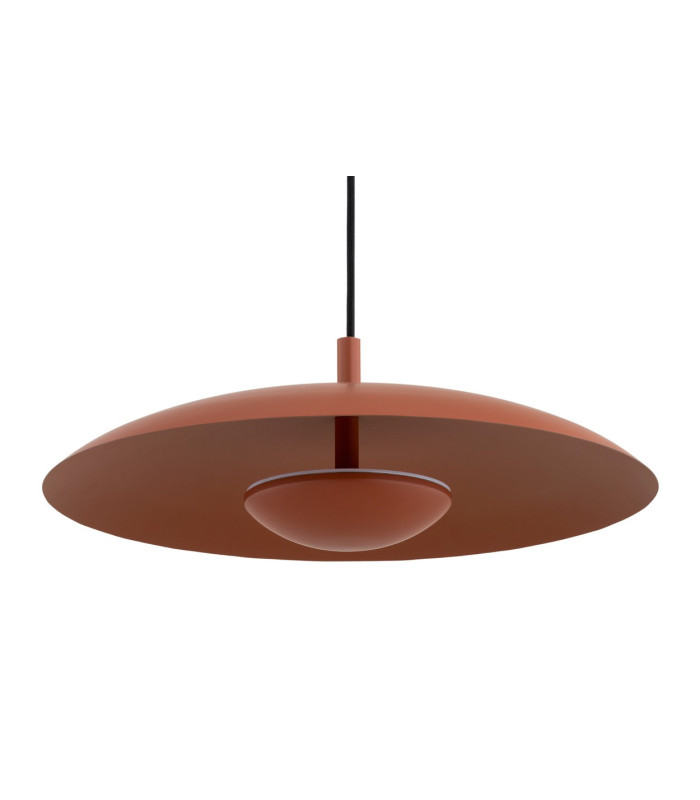 Bolton LED Dome Pendant Ceiling Light Terracotta 2170lm 3000K-3