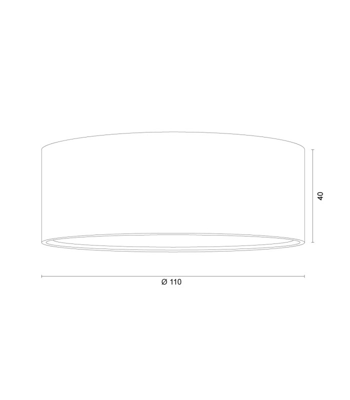 Elora Surface Mounted Downlight Burgundy GX53-5