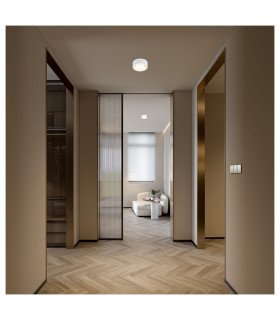 Elora Surface Mounted Downlight Cream White GX53-2