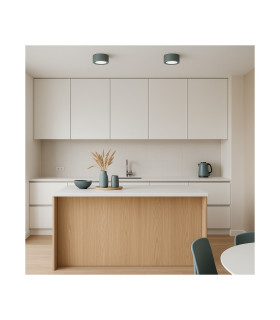 Elora Surface Mounted Downlight Dark Sage GX53-2