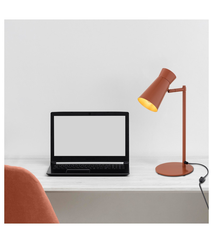 Lord Desk Task Lamp Terracotta E14 Switched-2