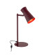 Lord Desk Task Lamp Burgundy E14 Switched-1