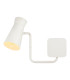 Lord Adjustable Reading Wall Light Cream White E14-1