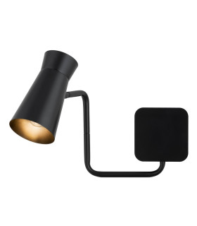Lord Adjustable Reading Wall Light Black E14-1