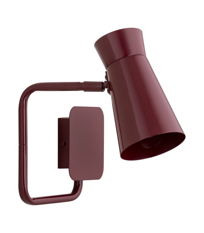 Lord Adjustable Reading Wall Light Burgundy E14-7