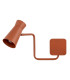 Lord Adjustable Reading Wall Light Terracotta E14-5