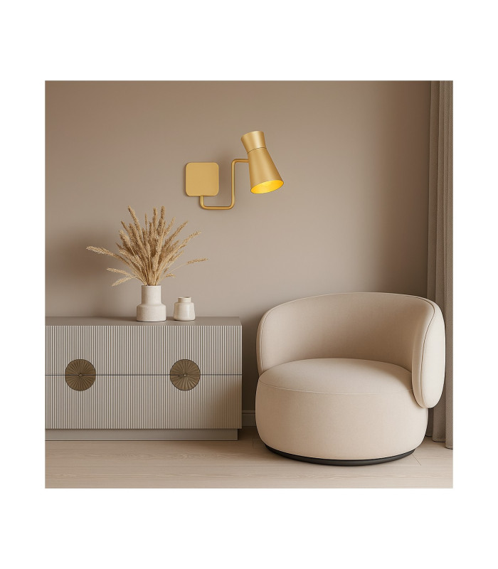 Lord Adjustable Reading Wall Light Gold E14-2