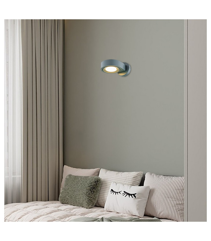 Lotus Adjustable Up & Down Wall Lamp Dark Sage GX53-2