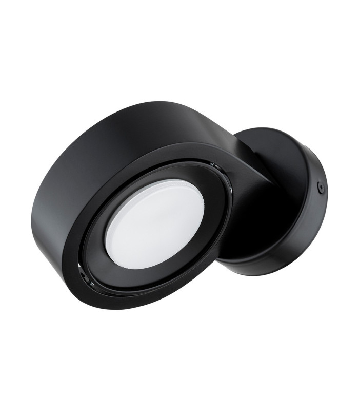Lotus Adjustable Up & Down Wall Lamp Black GX53-3