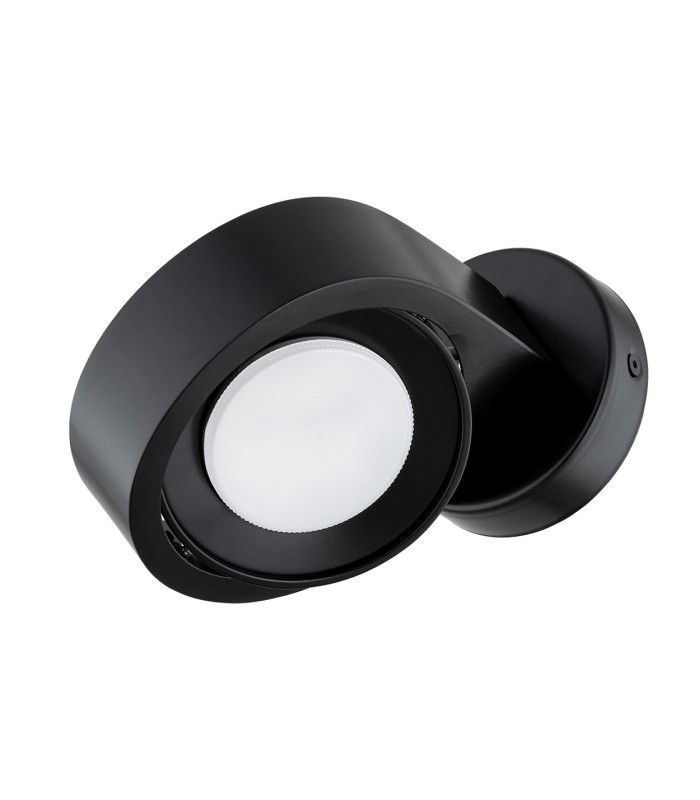 Lotus Adjustable Up & Down Wall Lamp Black GX53-5