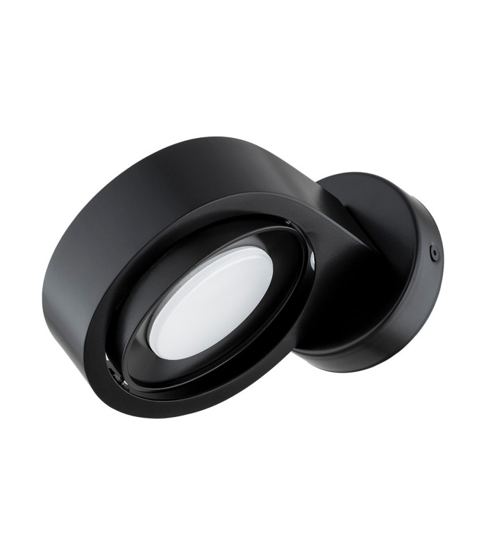 Lotus Adjustable Up & Down Wall Lamp Black GX53-6