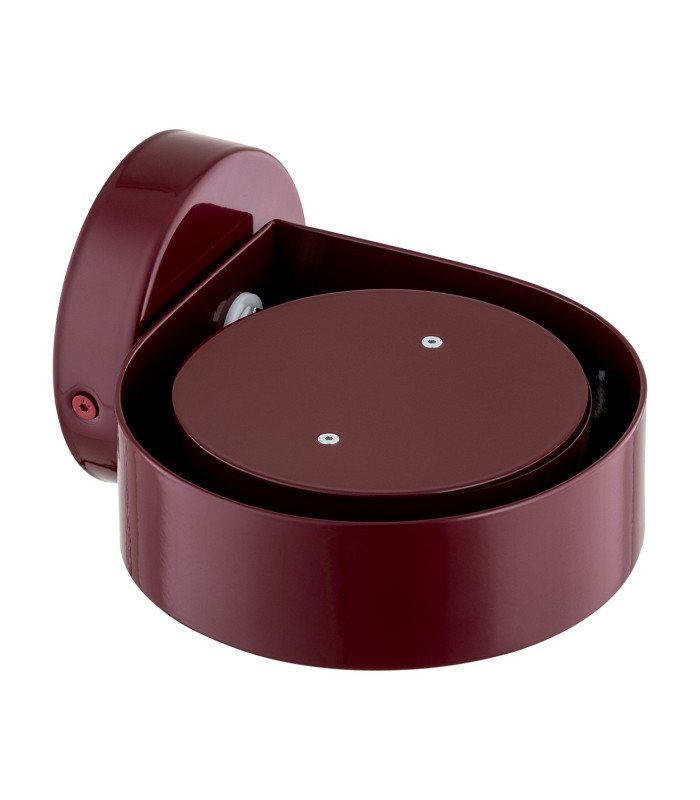 Lotus Adjustable Up & Down Wall Lamp Burgundy GX53-7