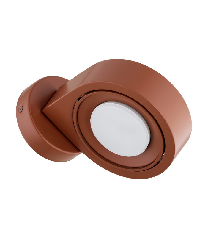 Lotus Adjustable Up & Down Wall Lamp Terracotta GX53-3