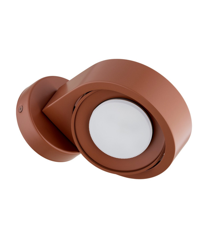 Lotus Adjustable Up & Down Wall Lamp Terracotta GX53-5