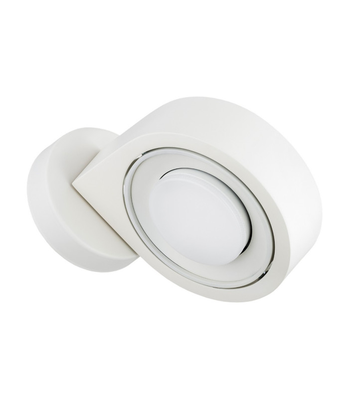 Lotus Adjustable Up & Down Wall Lamp Cream White GX53-3