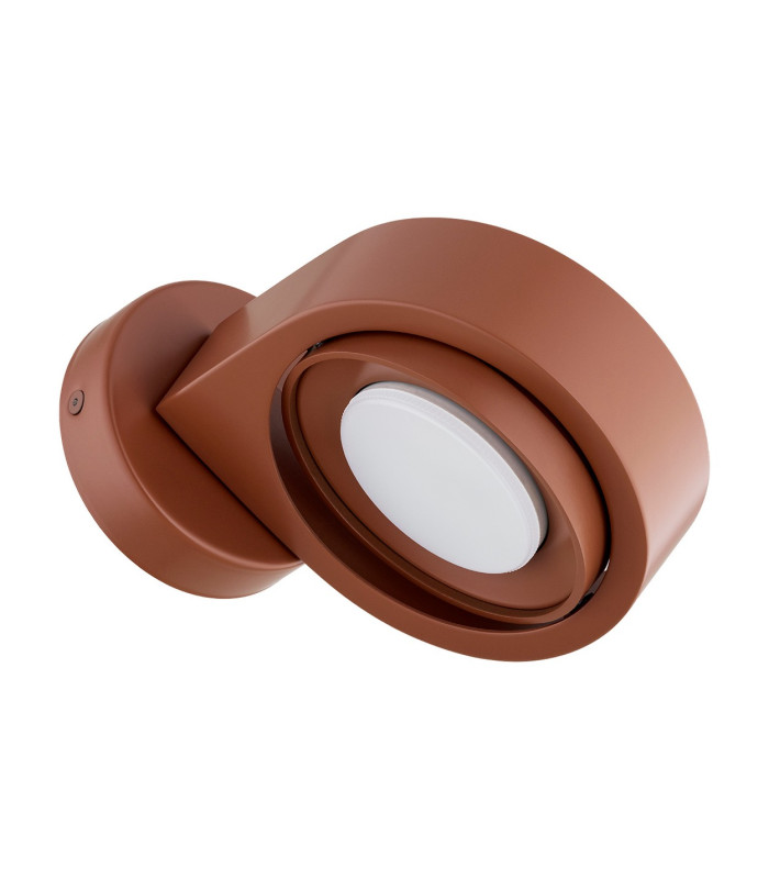 Lotus Adjustable Up & Down Wall Lamp Terracotta GX53-6