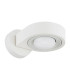 Lotus Adjustable Up & Down Wall Lamp Cream White GX53-4