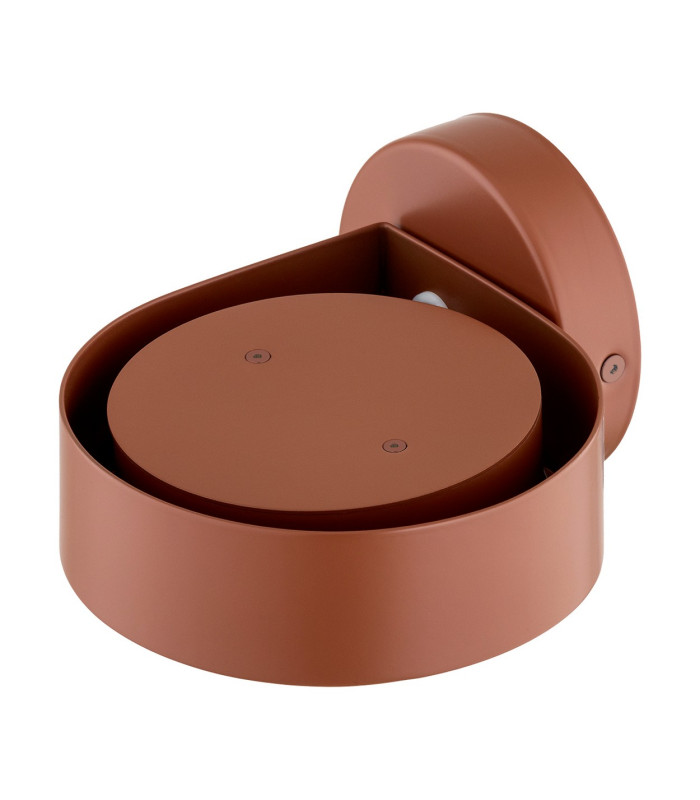 Lotus Adjustable Up & Down Wall Lamp Terracotta GX53-7