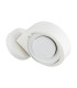 Lotus Adjustable Up & Down Wall Lamp Cream White GX53-6