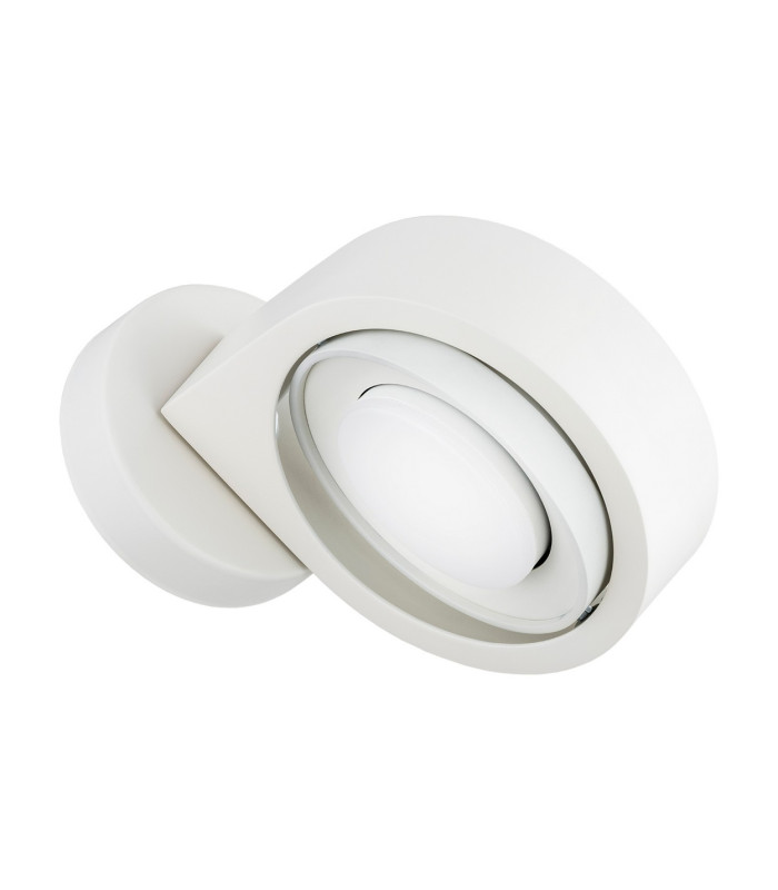 Lotus Adjustable Up & Down Wall Lamp Cream White GX53-7