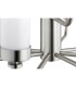 Preston 12 Light Multi Arm Pendant Ceiling Light Brushed Nickel Opal Glass Shade E14-7