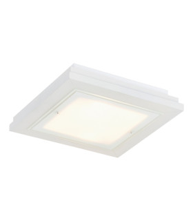 Tabor 52cm Flush Ceiling Light Cream White E27-1