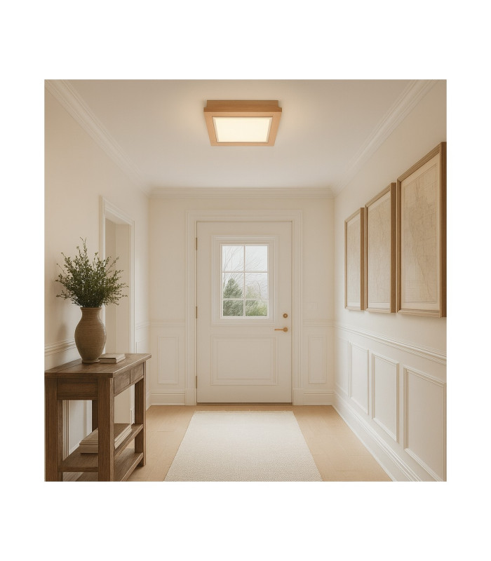 Tabor 42cm Flush Ceiling Light Peach E27-2