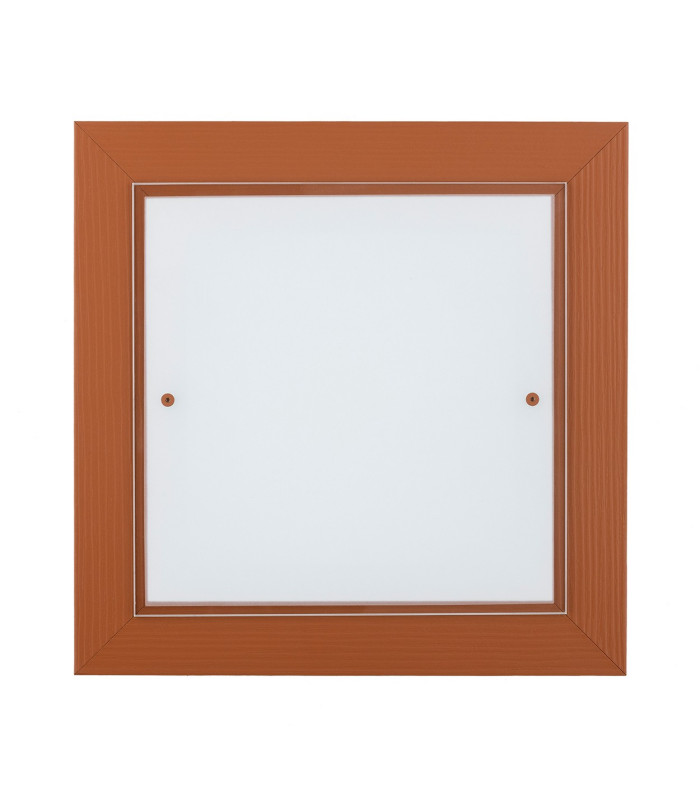 Tabor 32cm Flush Ceiling Light Terracotta E27-5