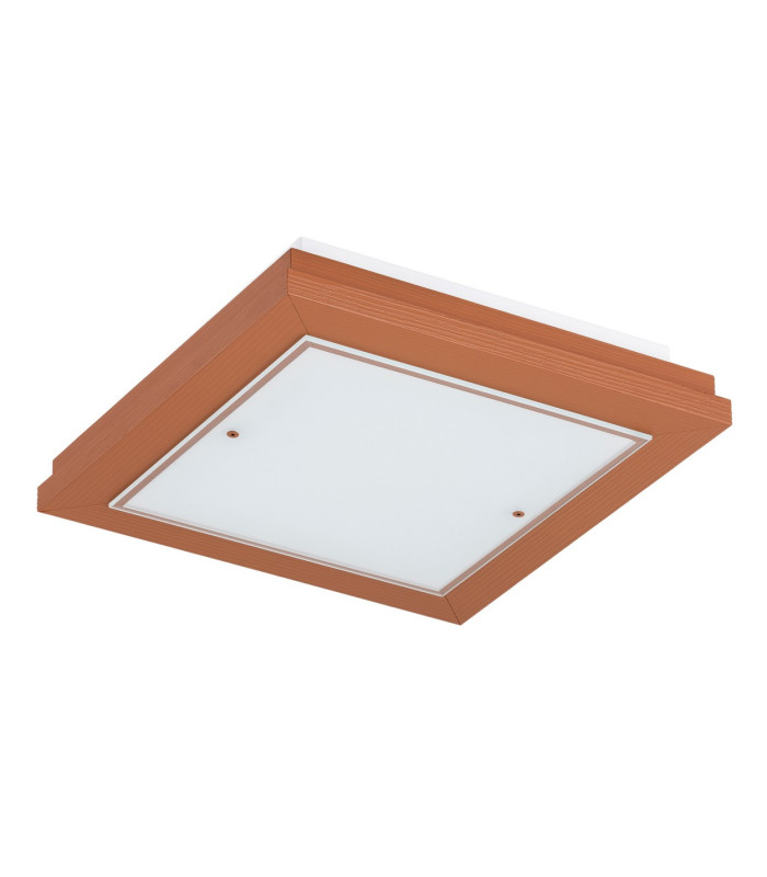 Tabor 52cm Flush Ceiling Light Terracotta E27-3
