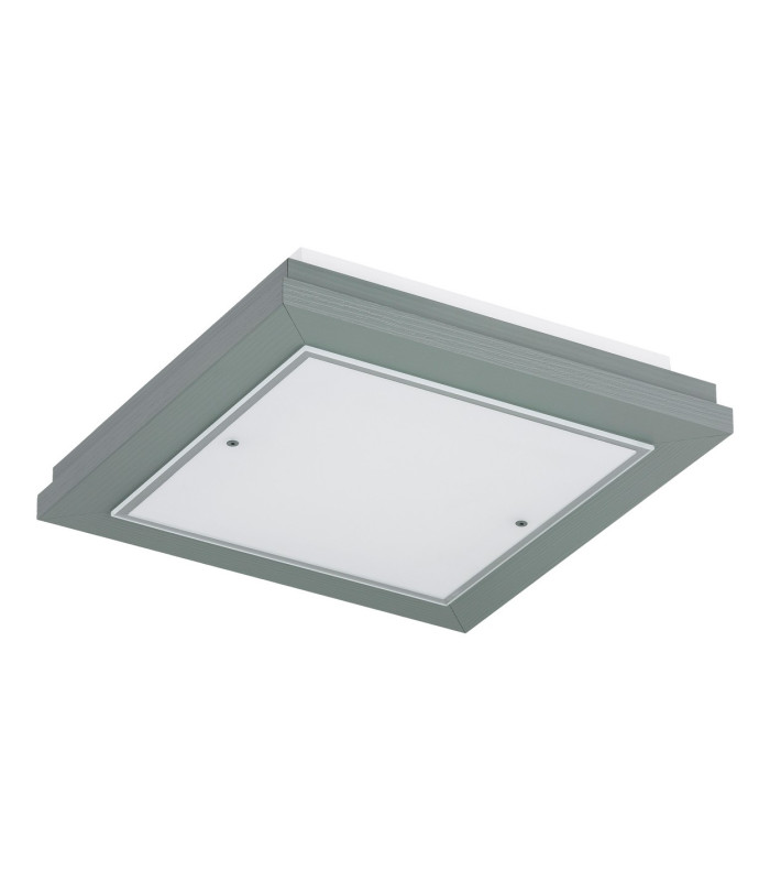 Tabor 42cm Flush Ceiling Light Dark Sage E27-3