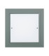 Tabor 32cm Flush Ceiling Light Dark Sage E27-5