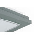 Tabor 42cm Flush Ceiling Light Dark Sage E27-4