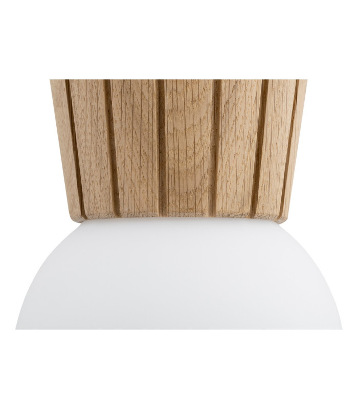 Volante Globe Ceiling Light Light Wood Natural Oak G9 IP44-4